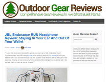 Tablet Screenshot of outdoor-gear-reviews.com